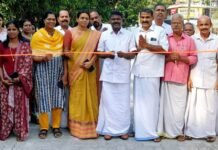 മാവേലിപ്പടി – ഐമുറി കവല കനാല് ബണ്ട് റോഡ് ഉദ്ഘാടനം