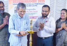 എസ് എസ് വി കോളേജില് ദീക്ഷാരാംഭ് 2025