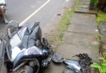 പിക്കപ്പ് വാൻ നിയന്ത്രണം വിട്ട് സ്കൂട്ടറിൽ ഇടിച്ച് ഇതര സംസ്ഥാനക്കാരൻ മരിച്ചു