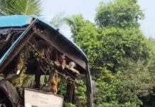 പെരുമ്പാവൂരിൽ ബസും ലോറിയും കൂട്ടിയിടിച്ച് അപകടം, ഇരുപതോളം പേർക്ക് പരിക്ക്