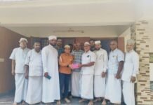 സമസ്ത പൊതുപരീക്ഷ: ടോപ്പ് പ്ലസ് നേടിയ വിദ്യാർത്ഥികളെ കൈപ്പൂരിക്കര മഹല്ല് നേതൃത്വം അനുമോദിച്ചു